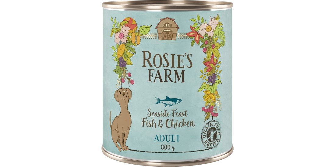 Rosie’s Farm Adult 6 x 800 g umido cane – Mix…