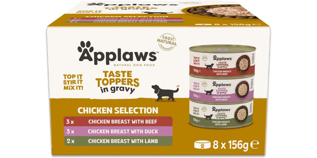 Applaws Taste Toppers Pacco misto 8 x 156 g per…
