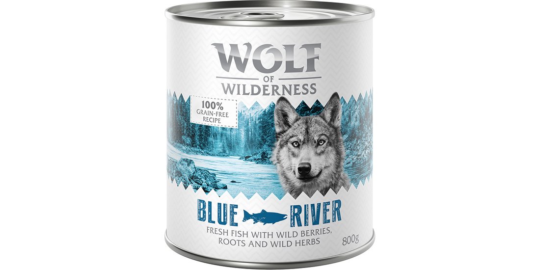 Wolf of Wilderness Adult 24 x 800 g umido Single…