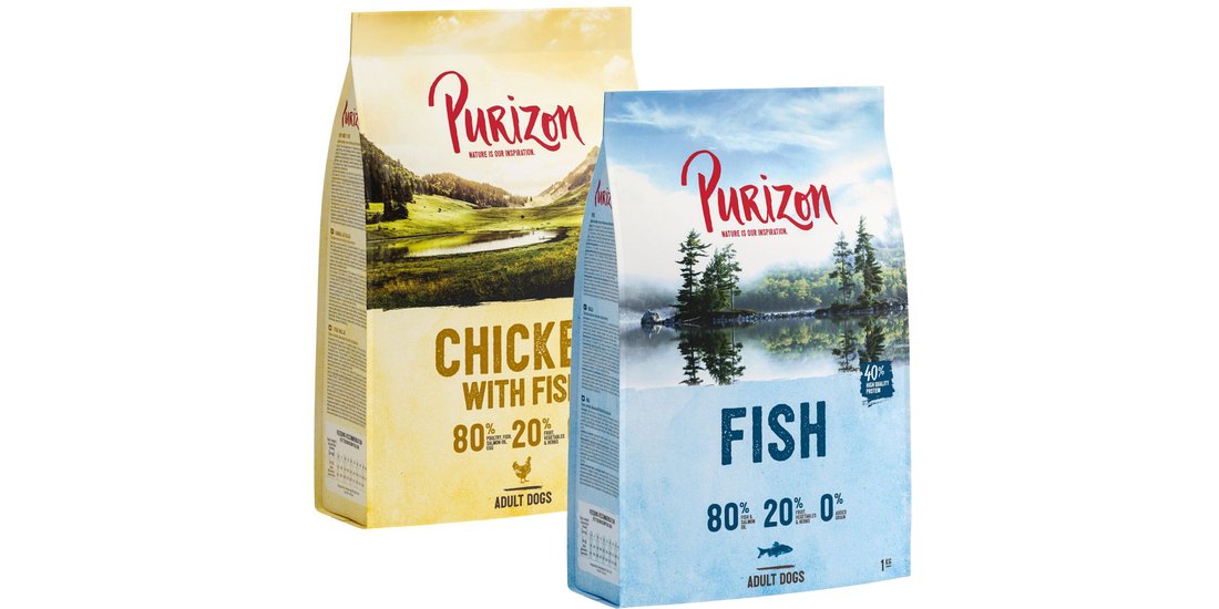 Set prova! 2 x 1 kg Purizon – Adult: Pollo con…