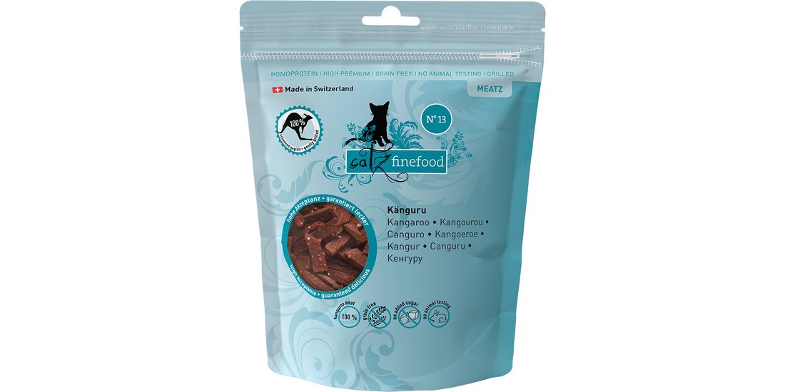 Snack catz finefood Meatz – Set %: 2 x 45 g Canguro…