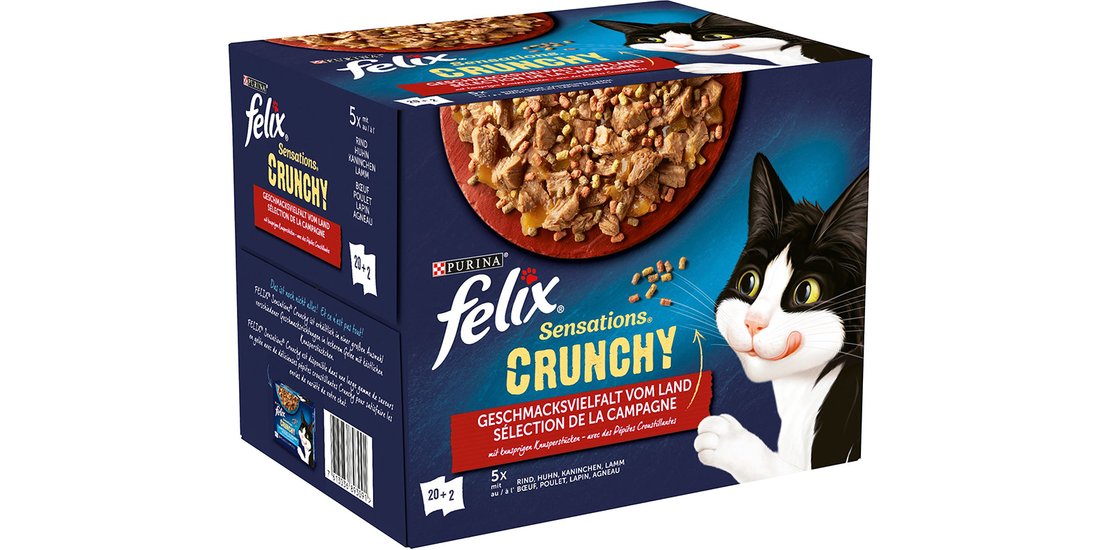 Felix Sensations Crunchy Crumbles 20 x 85 g + …