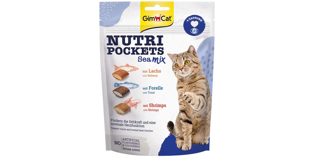 GimCat Nutri Pockets – 150 g Mix di mare