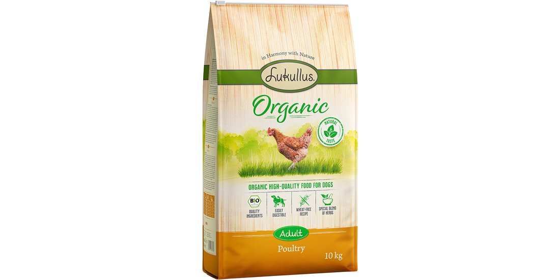 Lukullus Organic Pollame (Senza frumento) Crocchette…