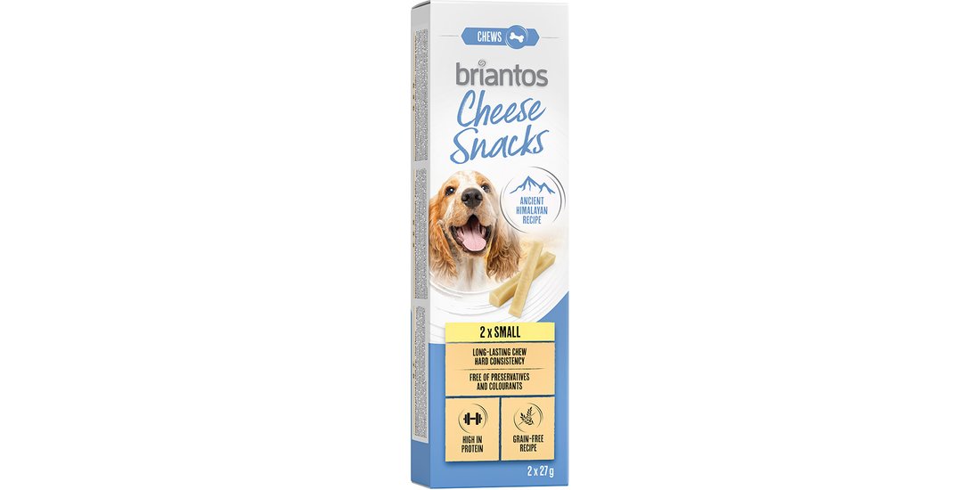 Briantos Cheese Snack per cane – 2 x 27 g Small…