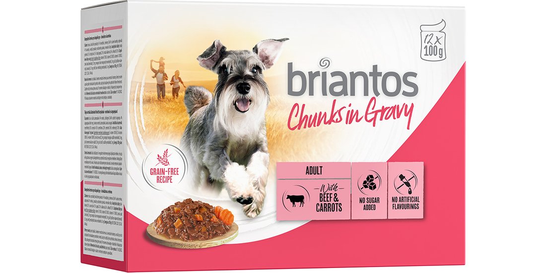 Briantos Chunks in Gravy 48 x 100 g Umido per…