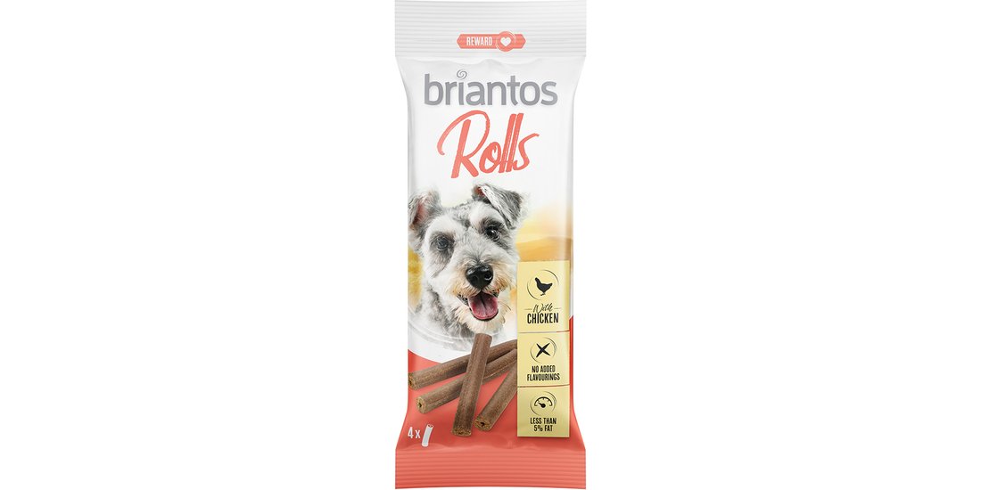 Briantos Rolls Snack per cane – Set %: 8 x 65…