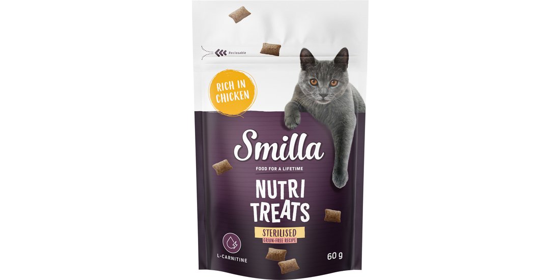 Smilla Nutri Treats – Set %: 2 x 60 g Sterilised…