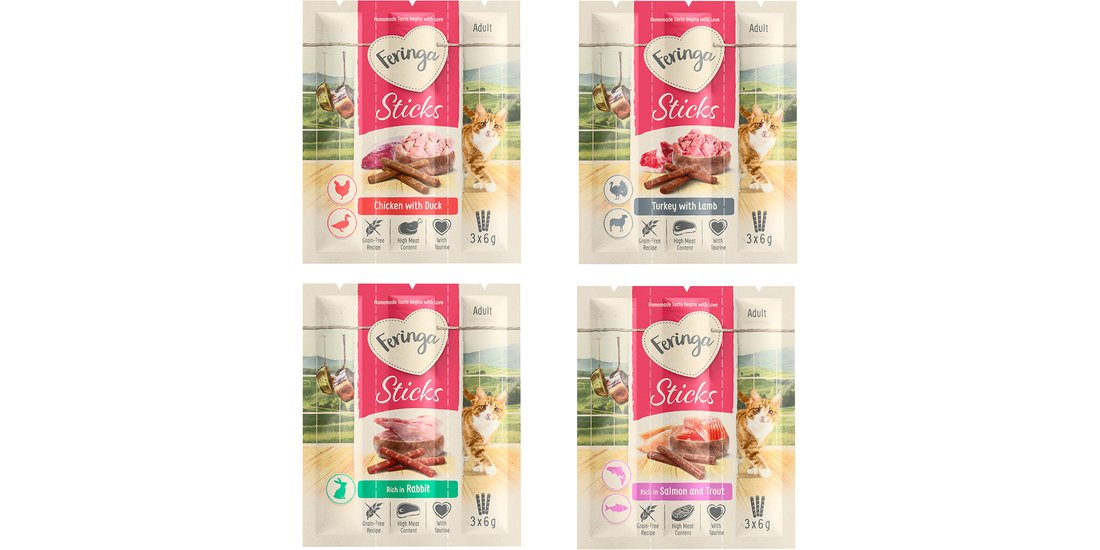 Set prova! Feringa Sticks 12 x 6 g – Tacchino…