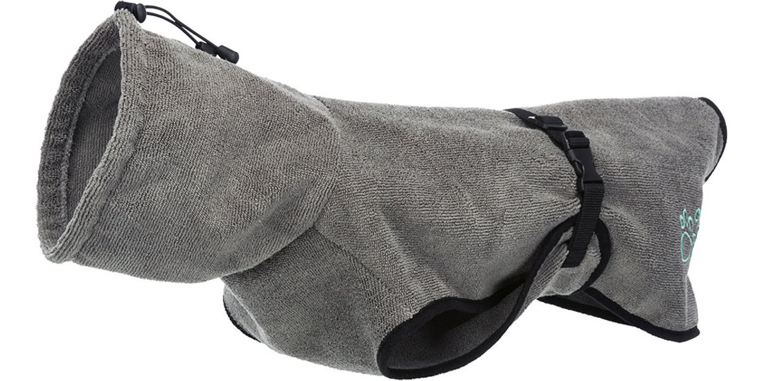 Accappatoio Trixie per cani – Tg. M: 50 cm lungh…