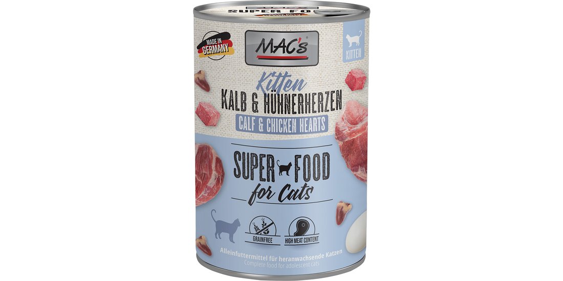 MAC’s Cat Kitten 6 x 400 g Alimento umido per…