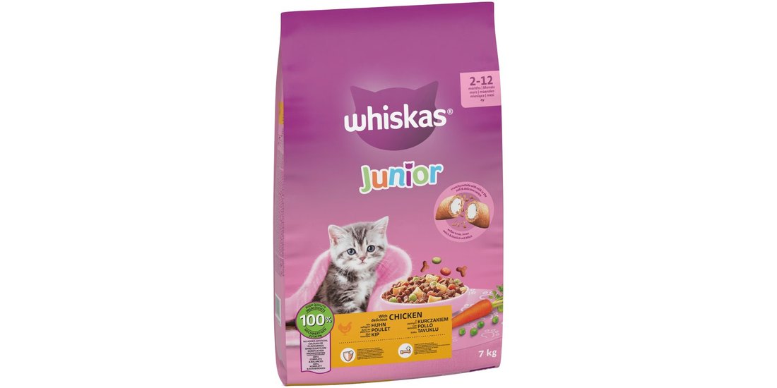 Whiskas Junior Pollo – 7 kg