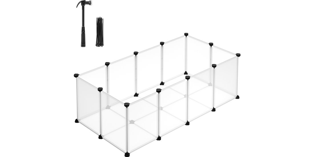 Songmics Recinto in plastica bianco – Tg. M: …