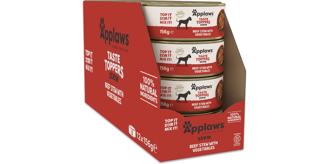 Applaws Taste Toppers Natural Stew 48 x 156 g…