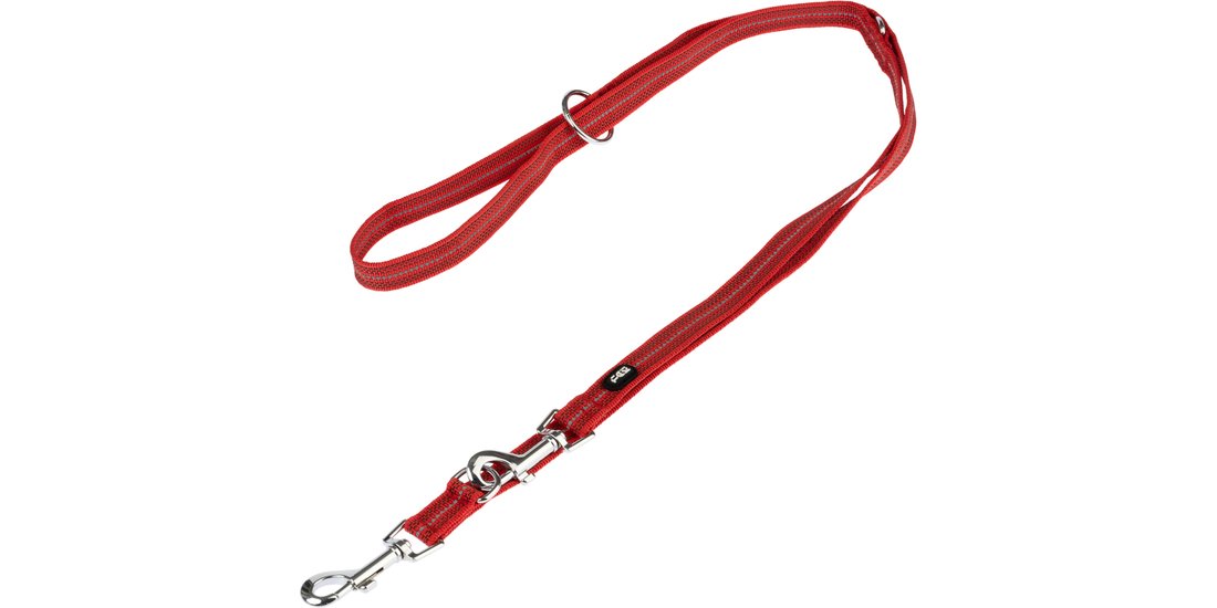 Pettorina TIAKI Neoprene rossa – Guinzaglio abbinato…