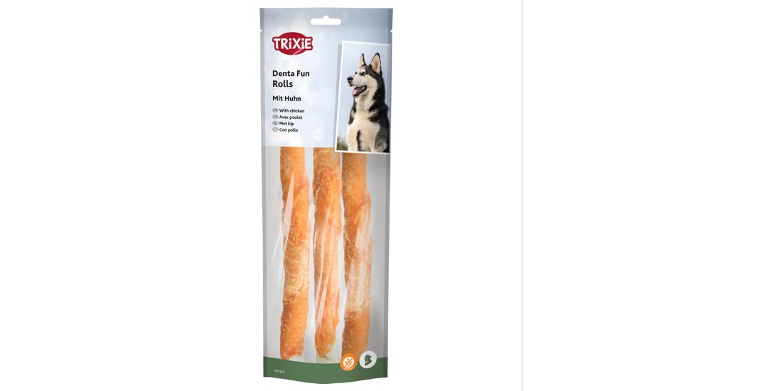 Trixie Denta Fun Rolls con Pollo – 3 pezzi ca…