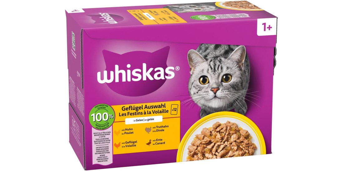 Whiskas 1+ Adult buste 12 x 85 g – Selezione …