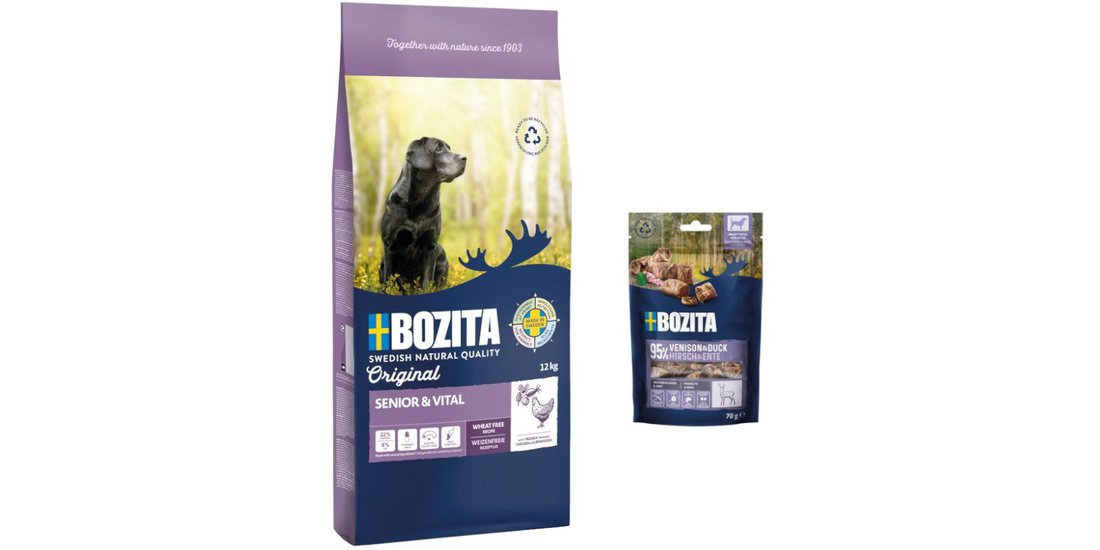 12 kg Bozita Original + 2 x 70 g Meaty Bites …