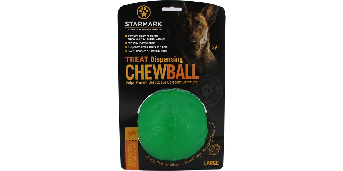 Starmark Treat Dispensing Chew Ball per cane – …