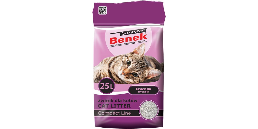 Lettiera Super Benek Compact Lavanda – 25 L (…