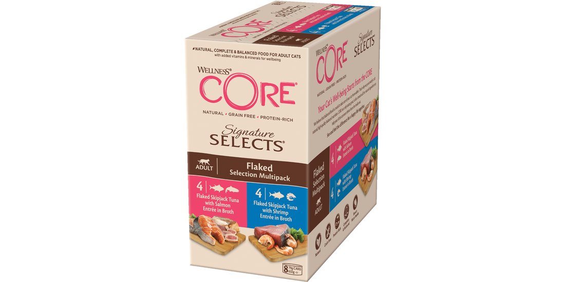 Wellness Core Cat Signature Selects 8 x 79 g – …