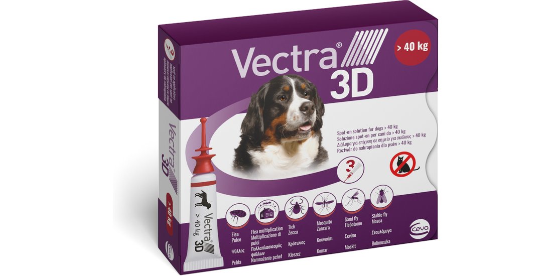 Vectra 3D per cani > 40 kg – XL – 3 pipette da…
