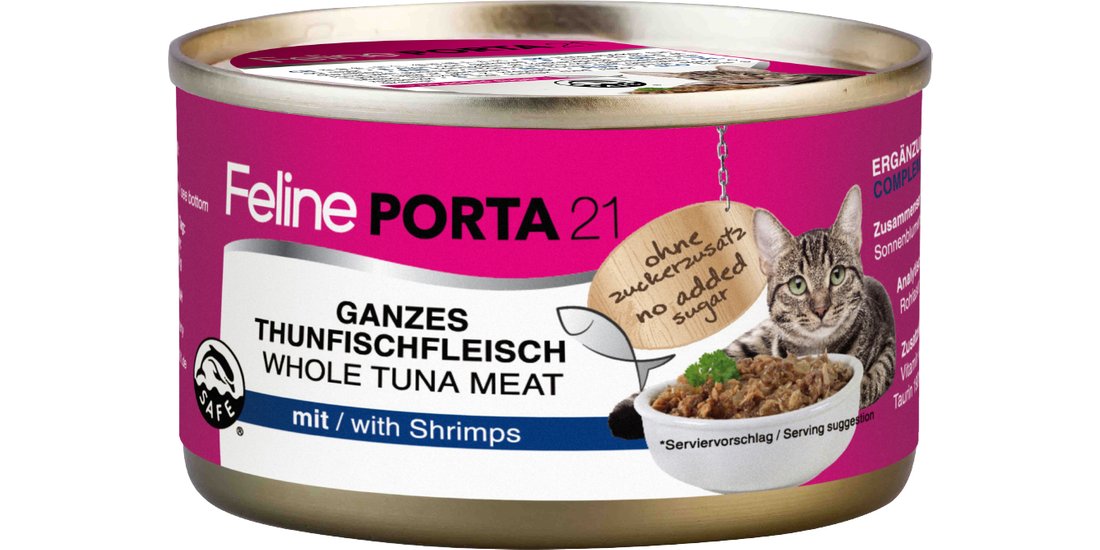 Feline Porta 21 6 x 90 g – Tonno con Gamberetti…