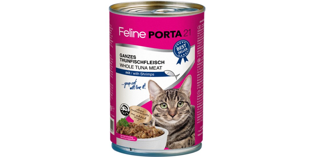 Feline Porta 21 12 x 400 g – Tonno con Gamberetti…