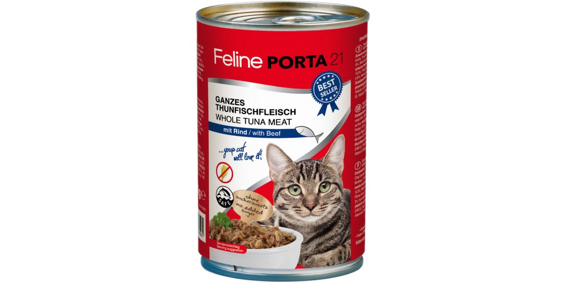 Feline Porta 21 6 x 400 g – Tonno con Manzo