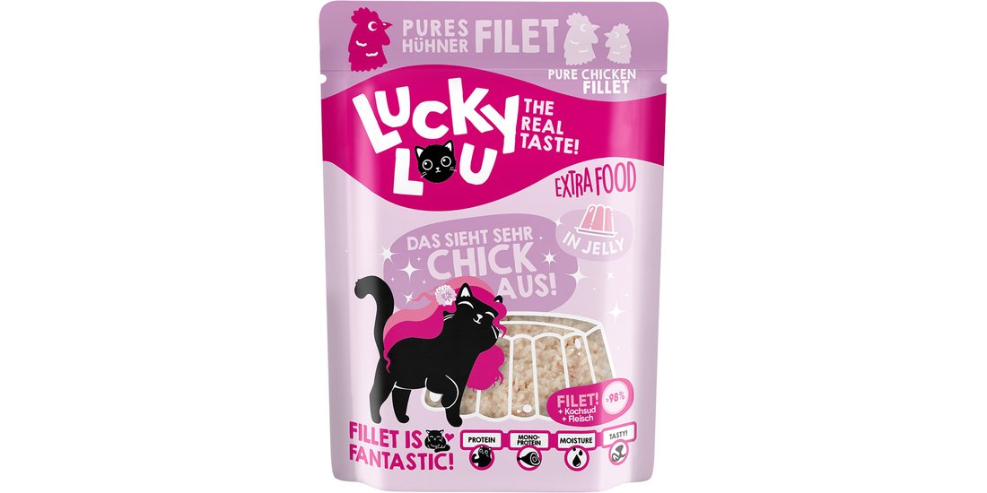 Lucky Lou Extra Food 12 x 70 g – Filetto di pollo…