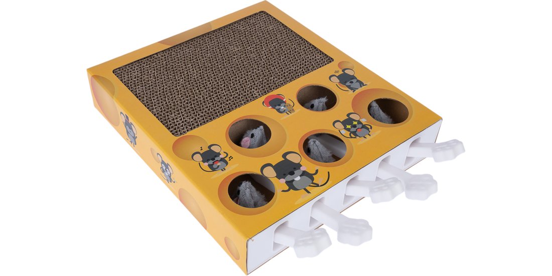 Gioco per gatti TIAKI Whack-a-mole 2 in 1 – L…