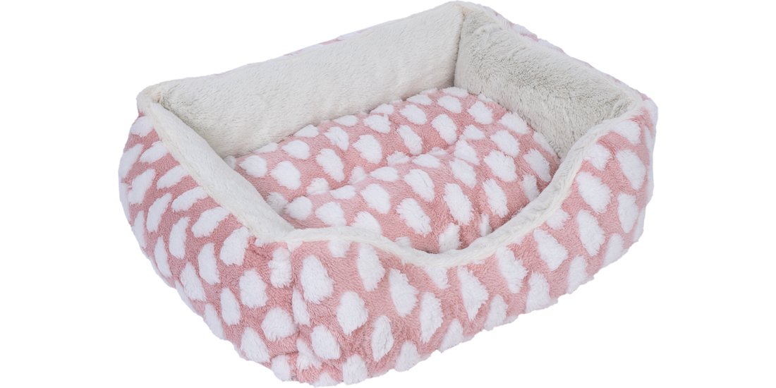 Lettino zooplus Basics Fluffy – rosa