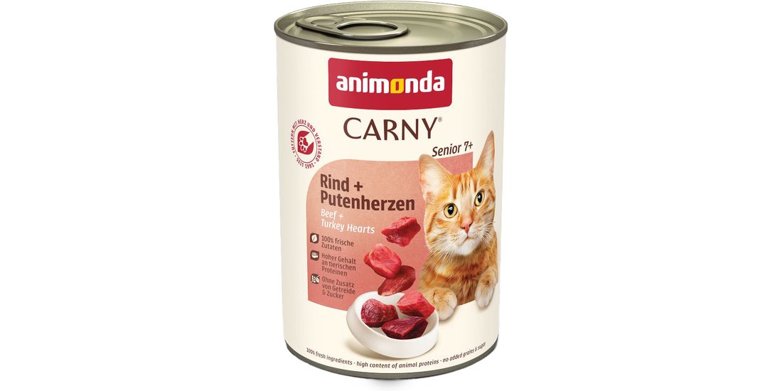 animonda Carny Senior 24 x 400 g – Manzo & Cuori…