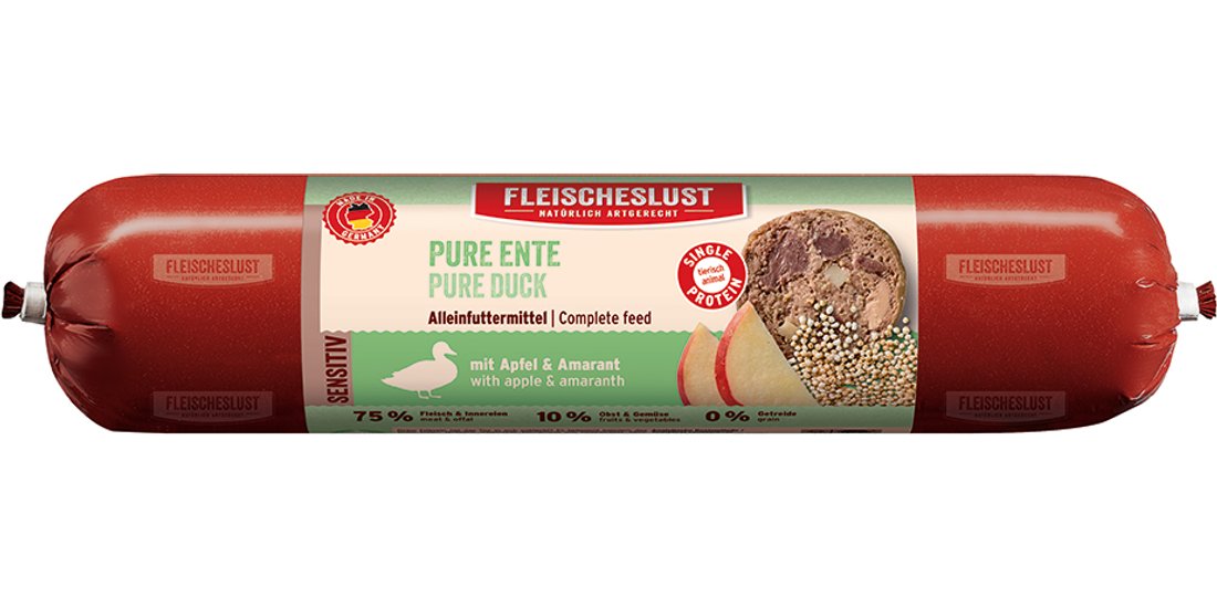 Fleischeslust Sensitiv 6 x 800 g – Pura Anatra…