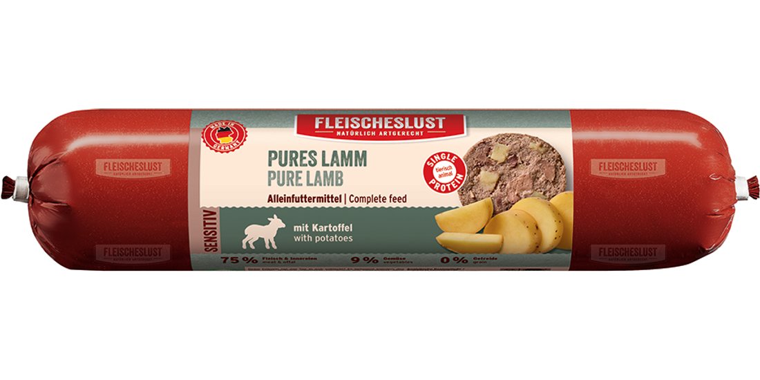 Fleischeslust Classic 12 x 800 g – Puro Agnello…