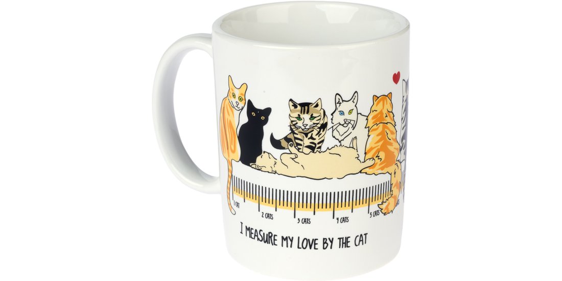 Tazza in ceramica TIAKI “I measure my love by…