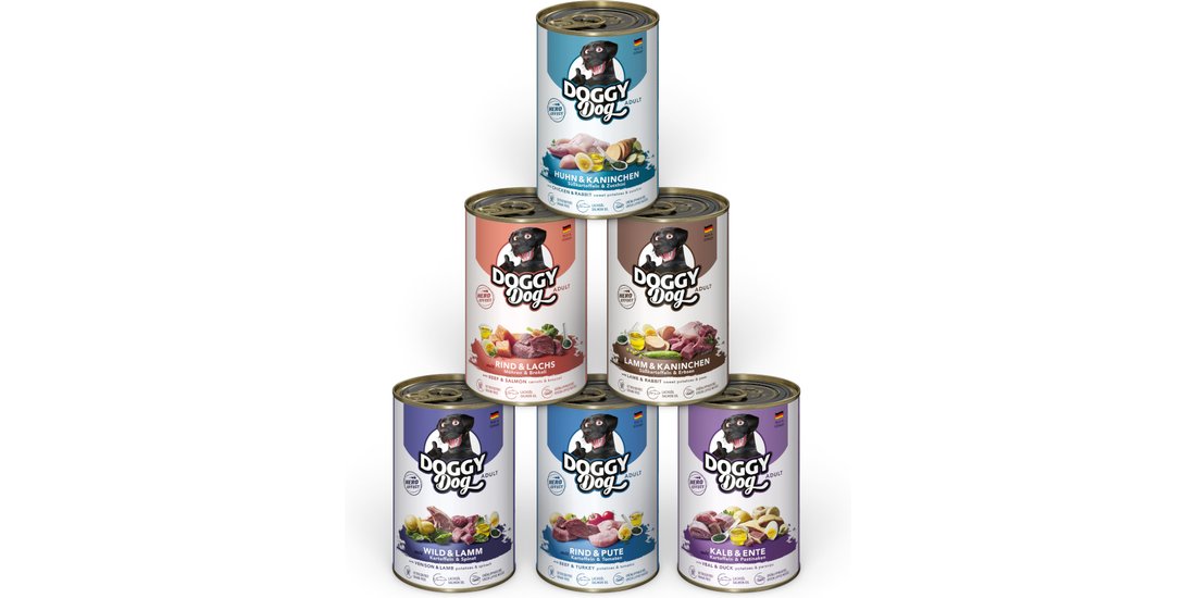 Doggy Dog Adult 24 x 400 g Pacco misto umido …
