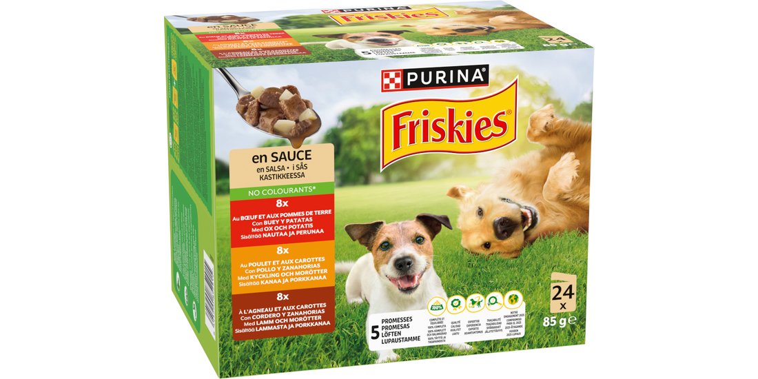 Friskies Adult in salsa con manzo pollo e agnello…