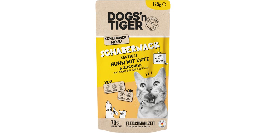 Dogs’n Tiger Cat 12 x 125 g Umido gatto – Pollo…
