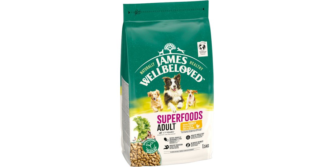 James Wellbeloved Superfoods Adult Dog Hypoallergenic…