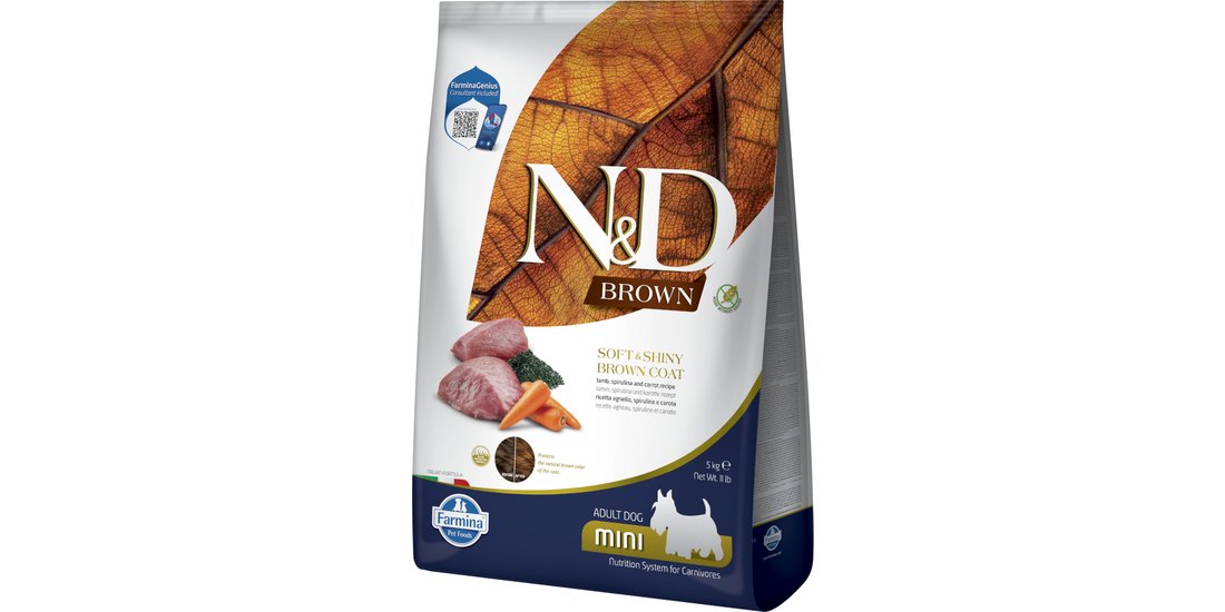 Farmina N&D Dog Brown Adult Mini Agnello Carota…