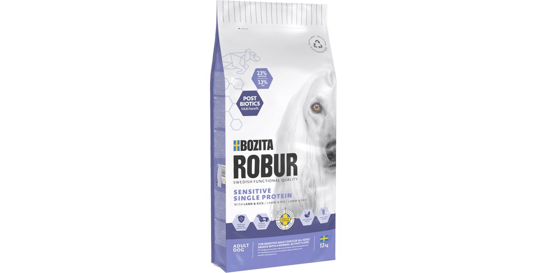 Bozita Robur Sensitive Single Protein Agnello…