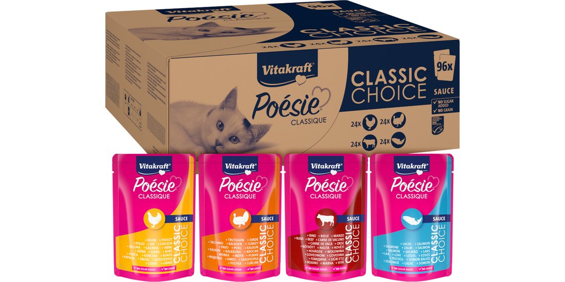 Vitakraft Poésie Classic in salsa Pacco misto…