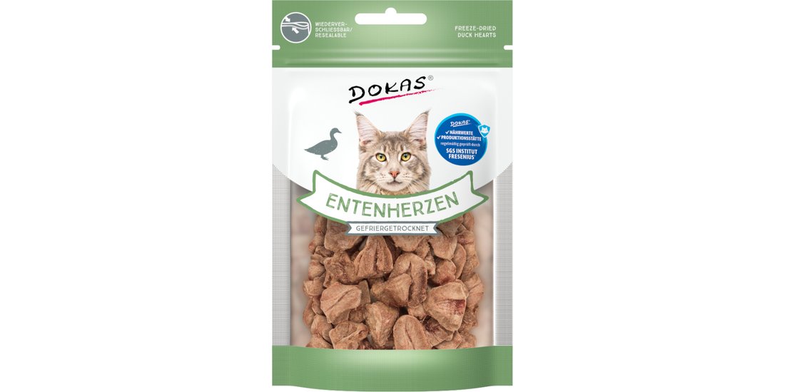 Dokas Cuori d’anatra liofilizzati per gatti – …