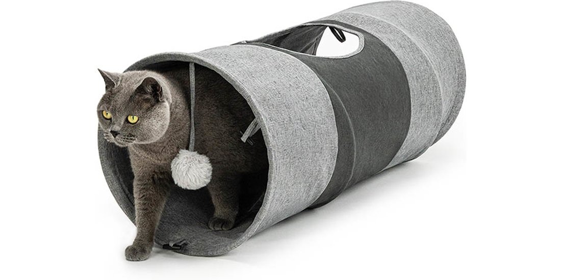 Lionto Tunnel per gatti – Ø 30 x L 70 cm