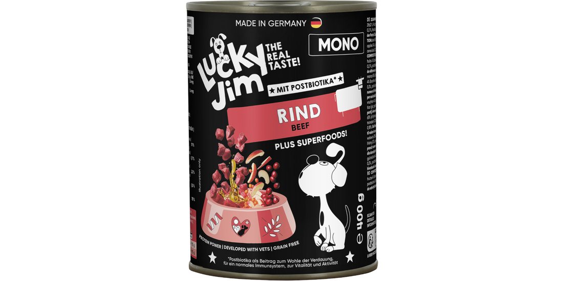 Lucky Jim Mono 24 x 400 g – Manzo