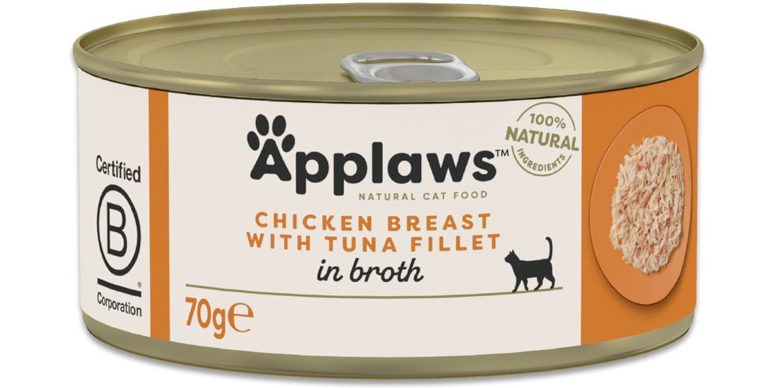 Applaws in Brodo 6 x 70 g – Petto di Pollo con…