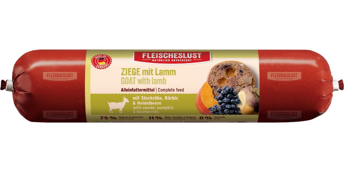 Fleischeslust Classic 8 x 400 g – Capra con Agnello…