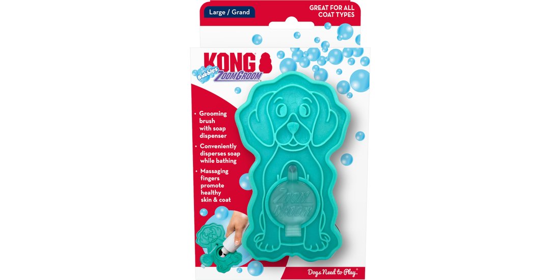 Spazzola massaggiante KONG Zoom Groom Bubbles…