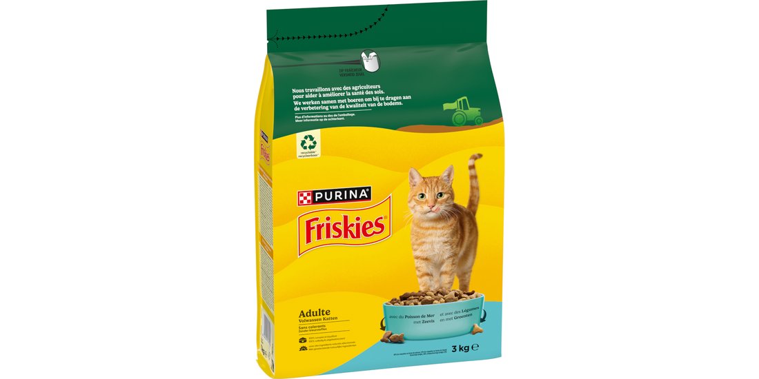 PURINA Friskies Adult con Pesce e Verdure – 3…